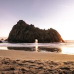 Quiet Beaches - Photo of Seashore During Golden Hour