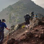 Mountain Climbing - Group of Person Walking in Mountain