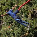 Bungee Jumping - Photo of Man Jumping