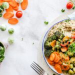 Food - Flat-lay Photography of Vegetable Salad on Plate